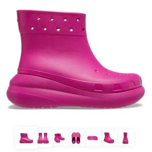 Croc Boot in Fuchsia Fun